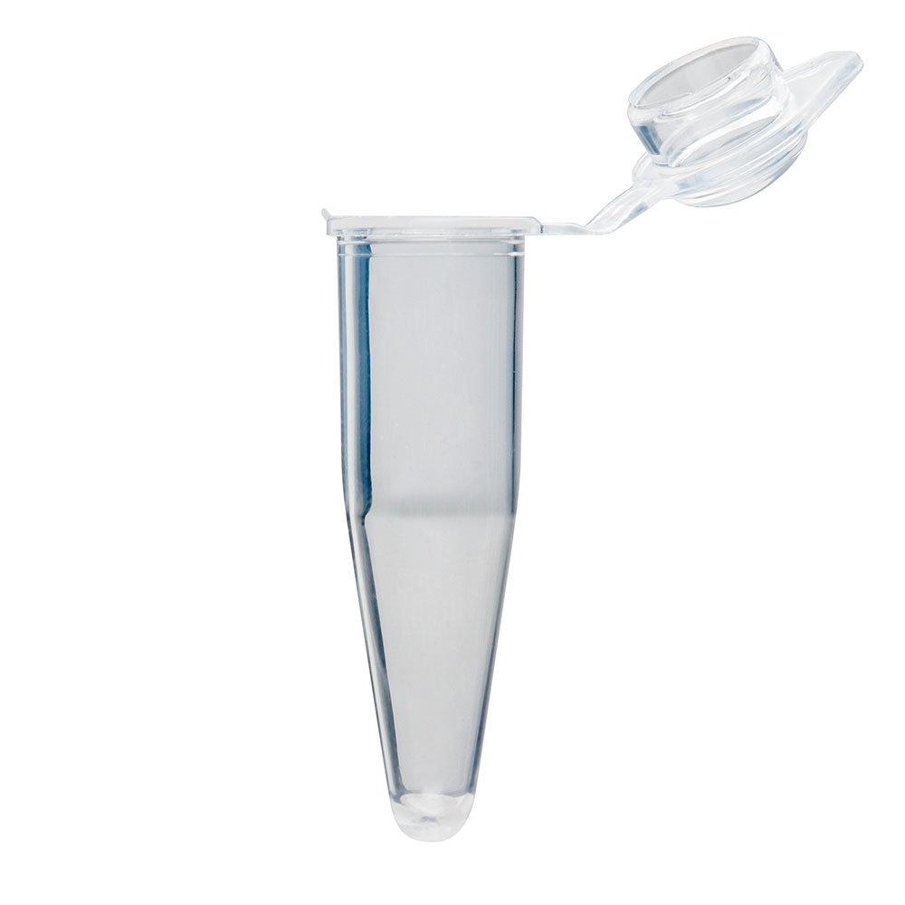 Globe Scientific 0.2mL Individual PCR Tube with Dome Cap, Clear Image